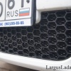 Установка защитной сетки радиатора лада ларгус